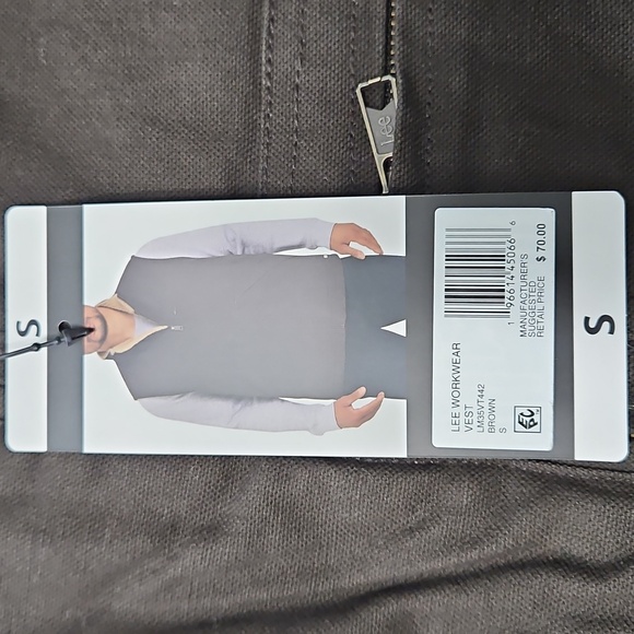 LEE sherpa lined workwear vest - Picture 3 of 10